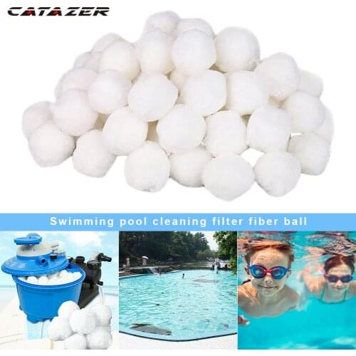 200/500/700g Swimming Pool Cleaning Equipment Filter Media Net Bag Filter Fiber Water Purification Fiber Balls Dropping Cleaning