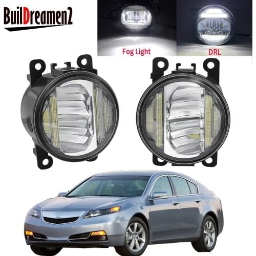 2in1 Car Driver + Passenger Fog Light Assembly LED Daytime Running Lamp DRL 30W 8000LM 12V For Acura TL 2012 2013 2014