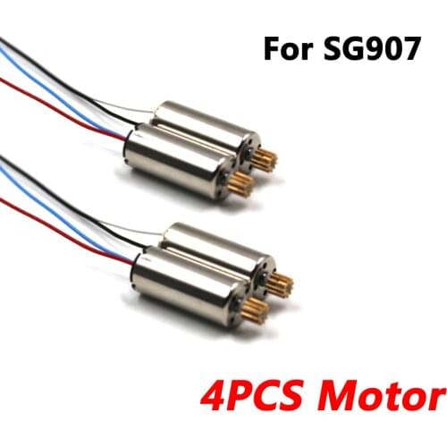 4PCS SG907 Motor Engine Spare Part for SG907 RC Helicopter Quadcopter CW CCW Replacement Motor Part Accessory