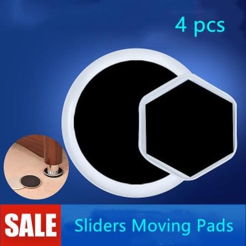 4Pcs Heavy Duty Furniture Moving Sliders Table Moving Pads Floor Protectors House Moving Helper Easy Moving Accessories