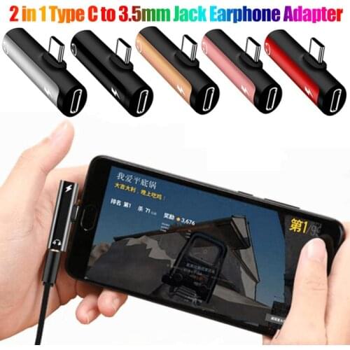 Type C 3.5 Jack Earphone Audio Aux Cable For Xiaomi Huawei USB To 3.5mm Headphones Adapter For SAMSUNG Galaxy Note 10 20 S10 S20