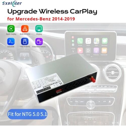 Exploter Wireless Carplay Adapter for Mercedes Benz 2014-2019 COMAND NTG 5.0 5.1 5.2 system A B C E Clas CLA LSC GLC GLE GLS