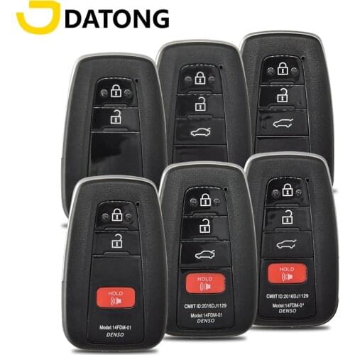 Datong World Car Remote Control Key Shell Case For Toyota Prius Camry Corolla CHR RAV4 Prado Lexus Upgrade Card Housing Cover