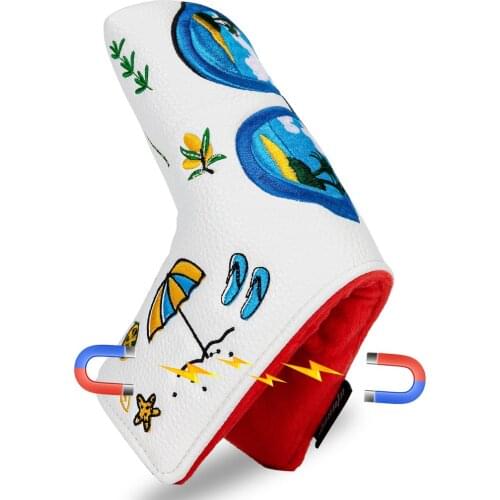 Golf Putter Headcover For Blade Style Golf Clubs Head cover With Magnetic Golf Headcovers
