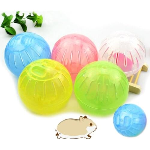 Colorful Hamster Running Ball Exercise Wheel Cute Little Animal Squirrel Dutch Pig Little Mouse Sports Jogging Plastic Toy