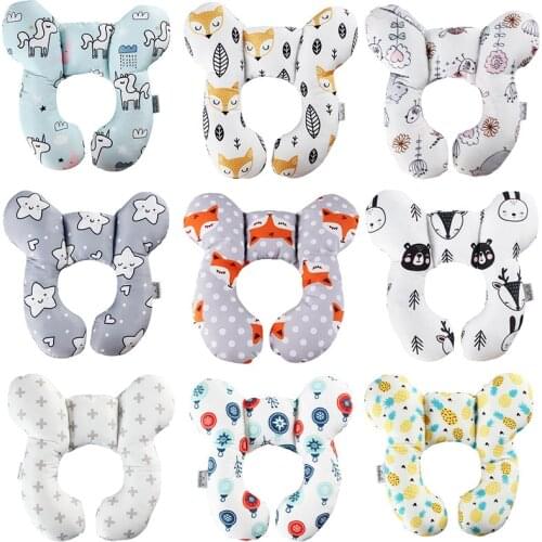 Baby Neck Support Pillow Infant Head Protection Pillow U Shape Headrest Head Protection Cushion child Travel Car Seat Head