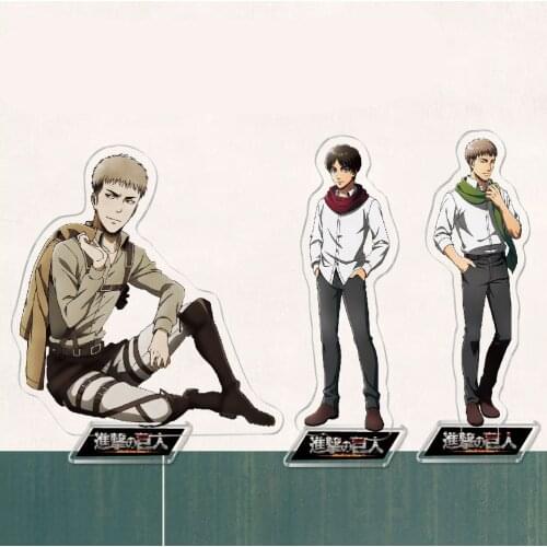 Shingeki no Kyojin Attack on Titan Mikasa Eren Armin Levi Acrylic Stand Figure Collection Model Toy Gifts Desk Decor Cosplay