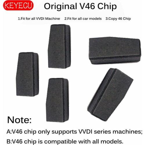 KEYECU 10PCS V46 Copy 46 chip support VVDI full series of machines compatible with all models