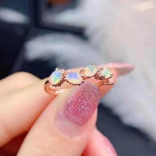 Simple stylish Personality100% Natural and Real Tanzanite Ring 925 sterling silver Ring