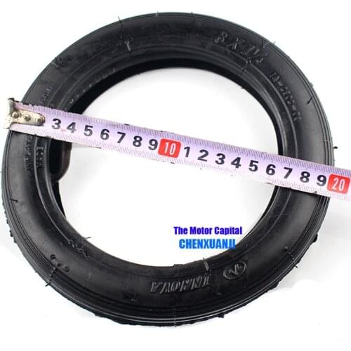 Good performance 8 Inch 8X1 1/4 Scooter tyre & Inner Tube Set Bent Valve Suits Folding Bike Electric / Gas Scooter wheel tires