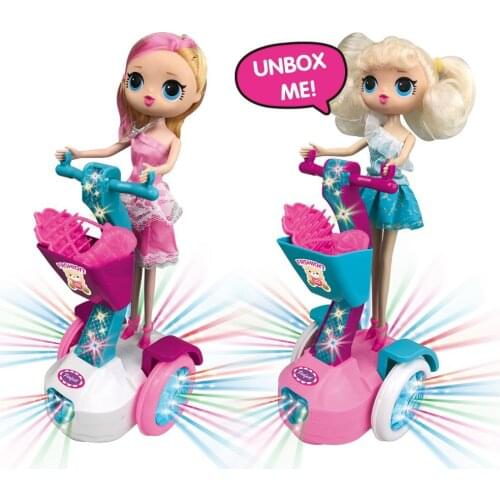 Surprise doll L.O.LA electric Princess Doll balance car childrens gift box set