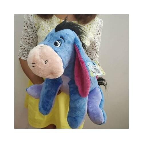 Original Winnie the Pooh Friend Blue Eeyore High Quality Stuffed Animals Plush Toys Birthday Present For Child 35CM