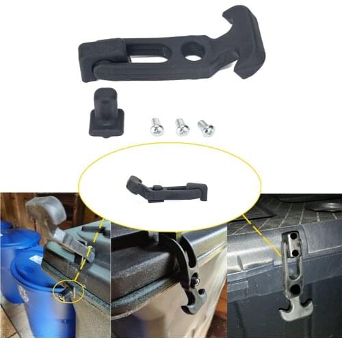 Rubber Flexible T-Handle Hasp Draw Latch for RV Tool Box Cooler Golf Cart