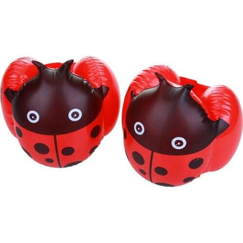 1 Pair Cute Cartoon Baby Kid Safety Swimming Arm Ring Floating Inflatable Sleeve