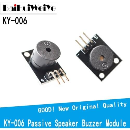 10PCS KY-006 Passive Speaker Buzzer sensor Module for Arduino Boards KY006 3PIN