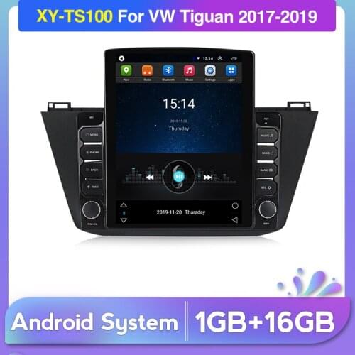 Android HD IPS 2.5D 9.7" Tesla screen For VW Tiguan 2017 2018 2019 Car Radio Multimedia Player GPS Navigation DSP 4G LTE no dvd