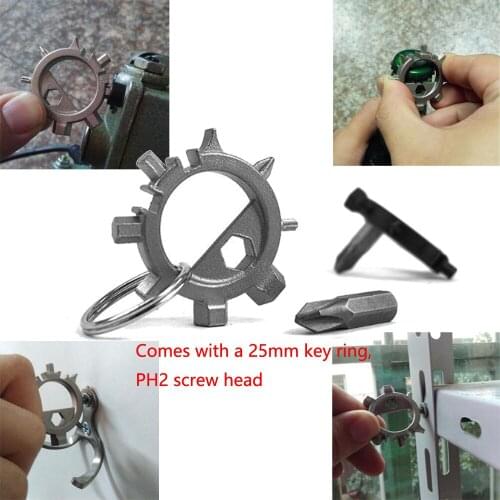 Car Outdoor Repair Tool Multifunction Screwdriver 12 Function Use Screwdriver Bike Repair Tool
