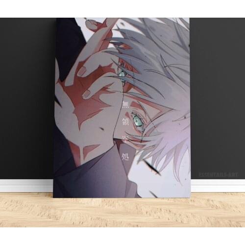 Satoru Gojo Jujutsu Kaisen Anime Manga Decoration Print Home Decor Canvas Painting Bedroom Study Living Room Wall Art Poster