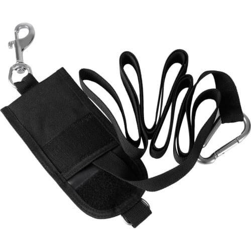 Deluxe Nylon Dive Jon Line Strap Carabiner Clip for Scuba Diving Snorkeling Spearfishing and more