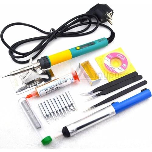 CXG 936d+ led temperature Adjustable electric soldering iron 220V 100W Internal heating Soldering Station tool set EU Plug