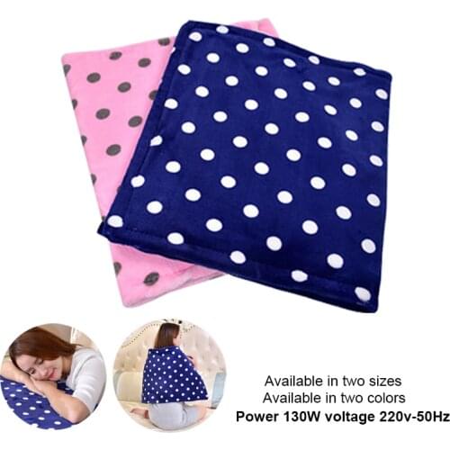 Electric Heated Throw Fleece Blanket Washable Wave Point Pad For Home Bedroom Office Use Body Warmer Knee Quilt Carpet 2019 New