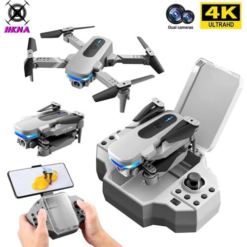 New KY910 Mini Drone 4K Professional HD Dual Camera 2.4G Wifi FPV Foldable RC Quadcopter Aerial photography Aircraft
