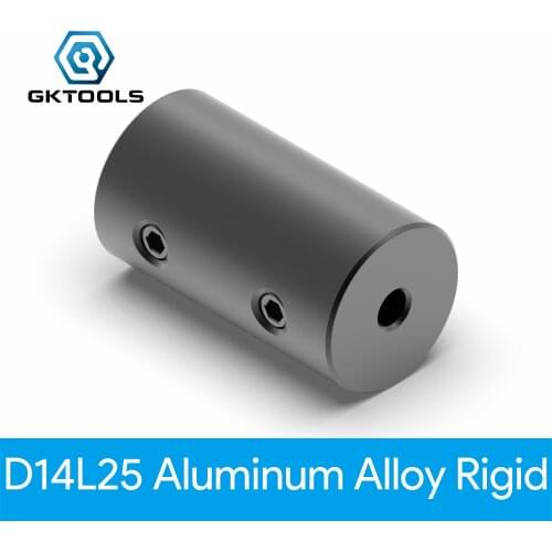 GKTOOLS D14L25 Aluminum Alloy Couplings Bore 5x5mm 5x8mm 8x8mm Black Flexible Shaft Coupler 3D Printers Stepper Motor Parts