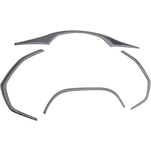 4pcs/Set New Carbon Fiber Black Console Outer Frame Trim Cover Fit for Chevrolet Corvette C7 2014 2015 2016 2017 2018 2019