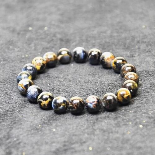 2019 New arrival Value Natural Rare Pietersite Stone 9mm Bracelet for Men and Womens Bracelet High Quality Free Shipping