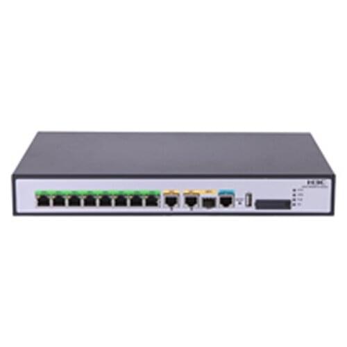 RT-MSR810-10-PoE 1*GE(WAN)+1*GE Combo(WAN)+8*GE(LAN, switchable to WAN)+PoE router