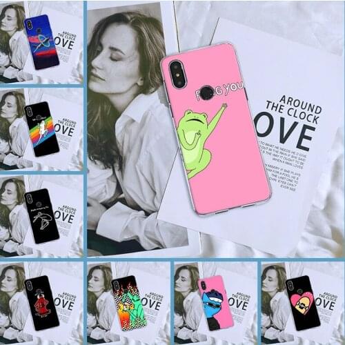For Xiaomi Mi Max Note 1 2 3 Case Silicone Funny Cat Frog Heart Rainbow Soft Back Cover For Xiaomi Mi Mix 1 2 2S 3 Phone Case