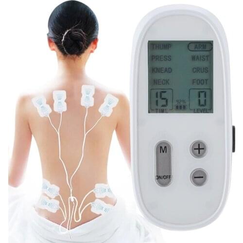 Tens Muscle Relax Stimulator Digital Electronic Body Slimming Pulse Massage Acupuncture Therapy Massager Physiotherapy Apparatus