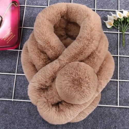 High Quality 2018 Natural Luxury Long Womens Rex Rabbit Fur Scarf Lady Casual Solid Fur Scarf Real Fur Winter Scarves for Women