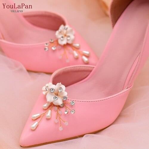 YouLaPan X38 Fashion Crystal Wedding Shoes Buckle Women Shoes Decorations High Heel Shoes Clips Bridal Shoe Accessories
