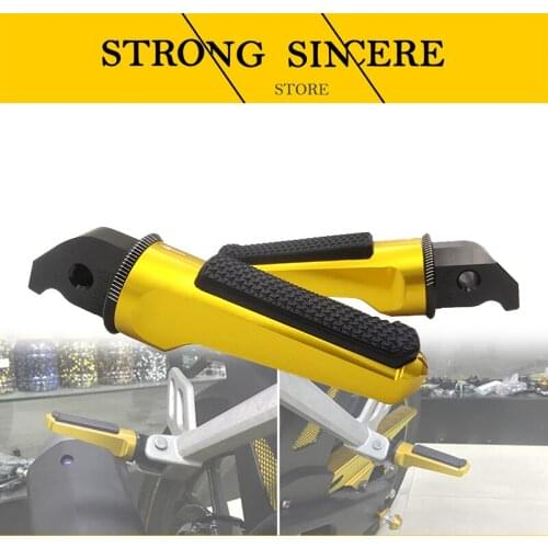 Motorcycle Rear Foot Pegs Pedals For HONDA CBR600RR 03-16 CBR1000RR 04-16 VTR1000 00-05 CBR900 00-03 CB1000R 08-16 CBR600F 01-13