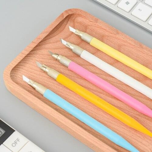 1PC Rubber Stamp Engraving Knife Pen Hand Account DIY Paper Tape Carving Knife Photo Paper Cutter