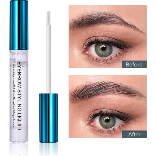 10ml 3D Eyebrow Styling Liquid Brows Makeup Lasting Eyebrow Setting Gel Waterproof Eyebrow Tint Pomade Brow Clear Eyebrow Gel