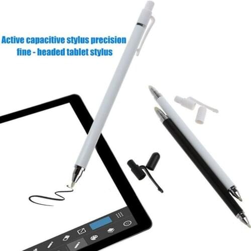 2 in 1 Touch Screen Pen Stylus Thin Universal Capacitive Stylus Pen for Most Tablet Smart Phones Laptops