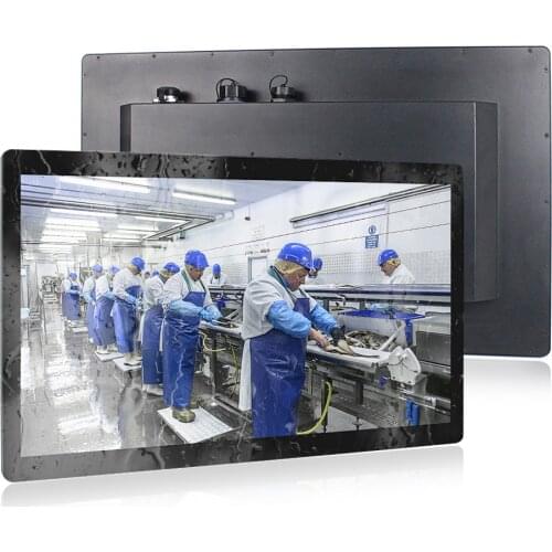 24 inch industrial all in one touch pc ip66 waterproof Quad Core J1900 CPU usb/rj45 for Windows7/8/10,Linux,Ubuntu