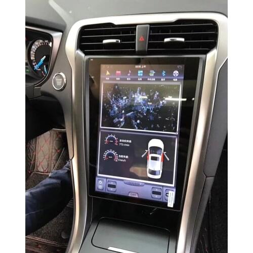 13.6 Inch Car Radio PX6 Android System For Ford Mondeo 2013-2017 Tesla Vertical Car GPS Navigation Video Multimedia MP3 Player