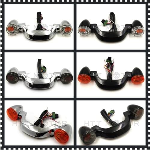 Free Shipping Motorcycle Parts Rear Brake LED Light Bar Turn Signal For Harley Davidson Road Street Glide FLHX 2010-2017