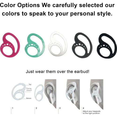 Keeps Bluetooth Earphones Sport Earbuds Headset Secure Protector Earphone Anti Falling Off Silicone Ear Clip Earphone Ear Hook