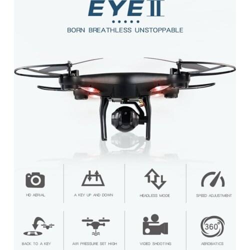 D68W-3 2.4G RC Selfie Smart Drone Quadcopter Aircraft UAV with 0.3MP Wifi FPV Live Video Camera Altitude Hold 360 Flips