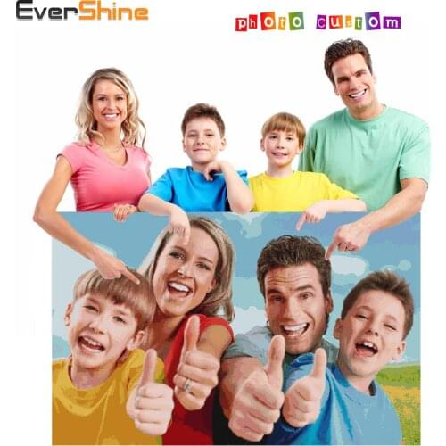 EverShine,Diamond Painting,Photo Custom Diamond Embroidery Full Square Kit ,Picture Rhinestone Diamond Mosaic Portrait Gift