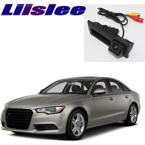 LiandLee Car Trunk Handle Rear View Reversing Parking Camera For Audi A6 C4 4G Sedan 2011~2018