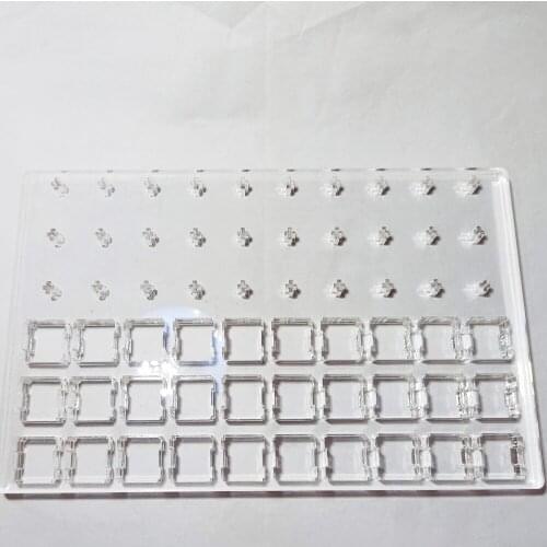 Mechanical Keyboard DIY Parts 30-hole Lubrication Plate Switches Lubricating Tester Board