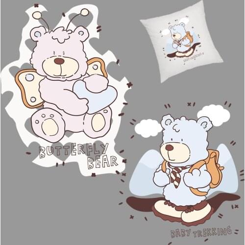 Cute cartoon patterns Stickers on Clothes Garment Accessories Washable Ironing stickers Patches for clothing diy craft