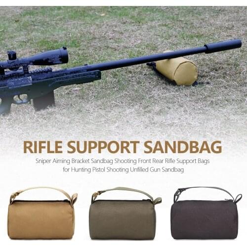 Hunting Molle Bag Sniper Shooting Bag Front Rear Bag Target Stand Rifle Support Sandbag Bench Unfilled Hunting Rifle