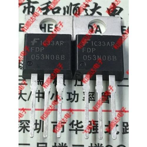 Original New / 5pcs / FDP053N08B TO-220 80V 120A