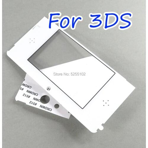 2pcs Original Top Front LCD Screen Display Glass Replacement For Nintendo 3DS Mirror Fix Damaged broken Parts Glasses Cover